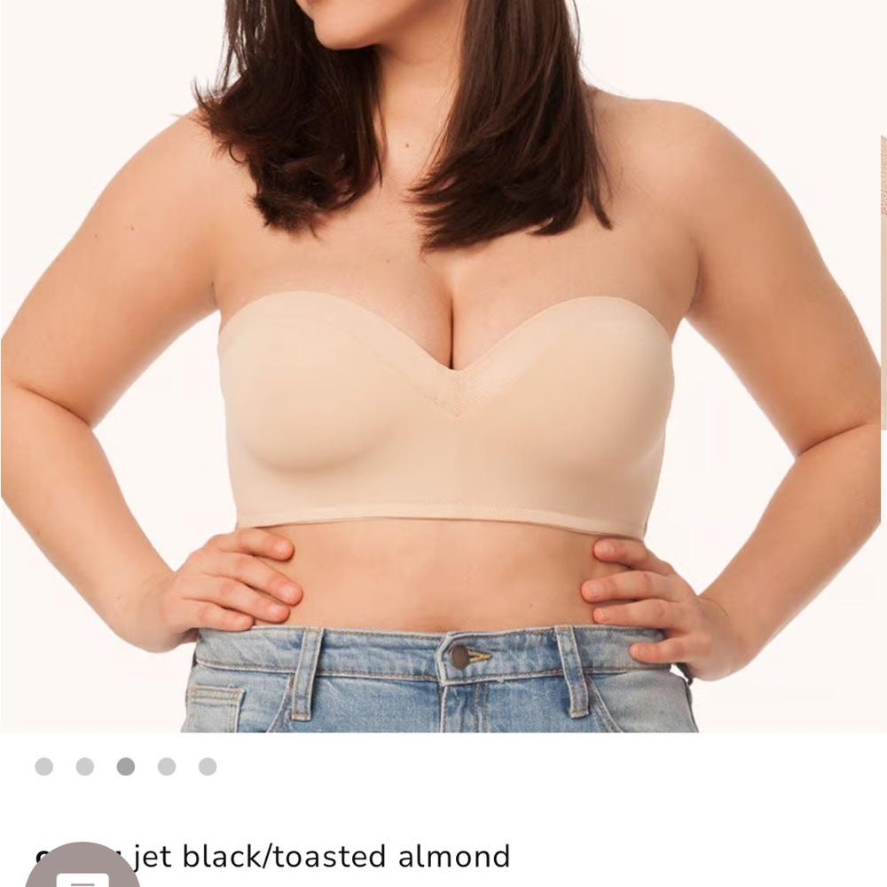 Lively No-Wire Strapless Bra: Toasted Almond - 36C